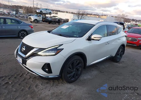 2021 Nissan Murano Sl Intelligent Awd из США, поврежденный, VIN 5N1AZ2CSXMC122366